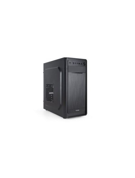 ÷ Caja atx tooq tqc-5701-sp prisma ultra fuente 500w 1x ventilador trasero usb-c negro
