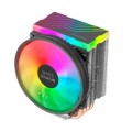 ÷ (km0) ventilador con disipador para cpu mars gaming mcpu44 black iluminacion dual argb 4 heatpipes a
