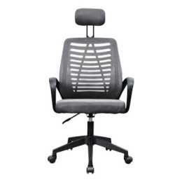 ÷ Silla ergonomica mars gaming mgcergobbgr gris respaldo en malla transpirable reposacabezas ajustable