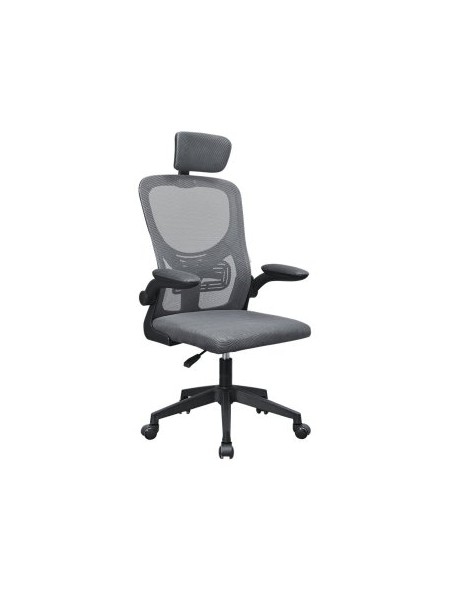 ÷ Silla ergonomica mars gaming mgcergoplus gris malla transpirable reposacabezas y reposabrazos