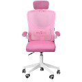 ÷ Silla ergonomica mars gaming mgcergopluswpk rosa y blanco malla transpirable reposacabezas 