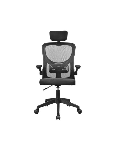 ÷ Silla ergonomica mars gaming mgcergoplusbk negro malla transpirable reposacabezas y reposabrazos