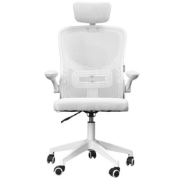 ÷ Silla ergonomica mars gaming mgcergoplusw blanco malla transpirable reposacabezas