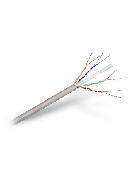 ÷ Aisens - bobina cable de red rj45 cat.6 utp r?gido awg24, gris, 305m