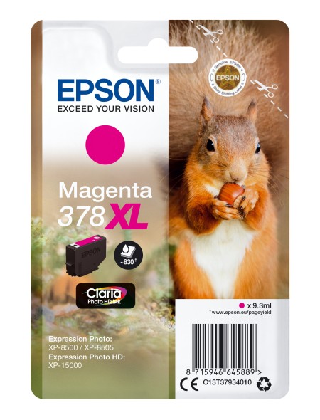 ÷ Tinta original epson t3793 xl magenta c13t37934010 9.3ml