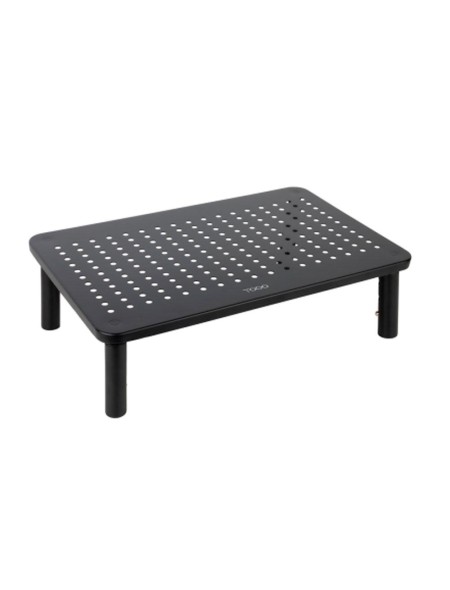 Soporte Elevador para Monitor - Portatil TOOQ / Altura regulable / Peso Max. 20Kg / Negro / TQMR081