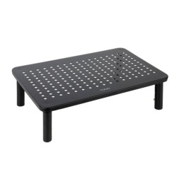 Soporte Elevador para Monitor - Portatil TOOQ / Altura regulable / Peso Max. 20Kg / Negro / TQMR081