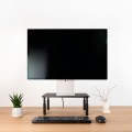 Soporte Elevador para Monitor - Portatil TOOQ / Altura regulable / Peso Max. 20Kg / Negro / TQMR081