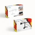 Soporte de mesa Monitor - Tv / 13-32 Pulgadas / Giratorio e inclinable / 2 Brazos / DB1702TN-B