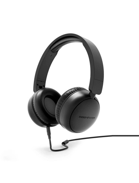 Auriculares Diadema Energy Sistem Soundspire / Cable Extraible / Microfono / Asistente de Voz / Negro / 457601