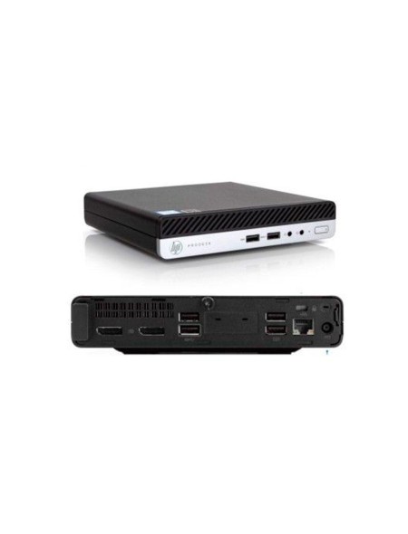 Ordenador Reacondicionado MINI HP Prodesk 400 g4 / i5-8th / 16Gb / 512Gb NVME / Win 11 Pro / Grado A / Sin cable trébol