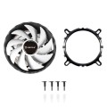 Ventilador Cpu Unykach Jotun DF120 / Base Aluminio / Perfil bajo / Fan 120mm / MultiSocket 1700 - Am4 / UK532022