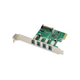 Tarjeta controladora Conceptronic Pci Express USB 3.0 / 4 Puertos / Incluye soporte LP / EMRICK02G