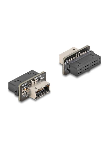Adaptador interno USB 3.2 a Type-C  H/H / Key A / Delock / 67238
