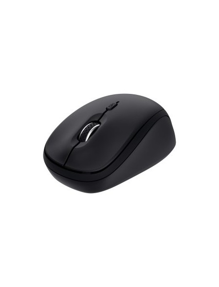 ÷ Mouse trust wireless y bluetooth yvi+ negro 1600dpi ajustable 3 botones 3 dispositivos 