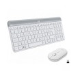 ÷ Teclado y mouse logitech wireless mk470 slim white p/n: 920-009199