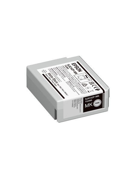 ÷ Tinta original epson sjic42p-mk negro mate c13t52m540 50ml