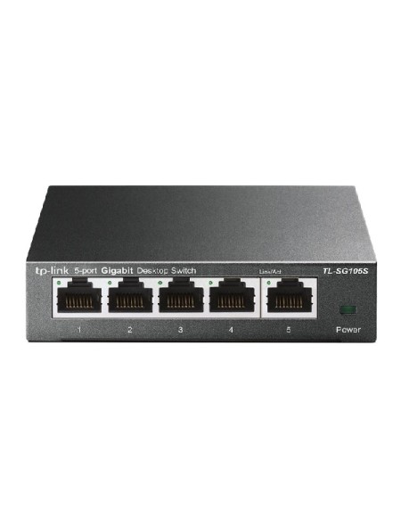 ÷ Switch no gestionable tp-link sg105s 5p giga carcasa metalica no rack