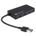 ÷ Hub usb 3.0 ngs 4 puertos color negro