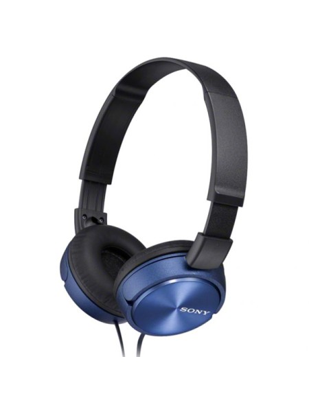 ÷ Headset sony mdr-zx310ap compactos microfono integrado cable 1.2m azul jack 3.5 control remoto
