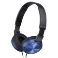 ÷ Headset sony mdr-zx310ap compactos microfono integrado cable 1.2m azul jack 3.5 control remoto