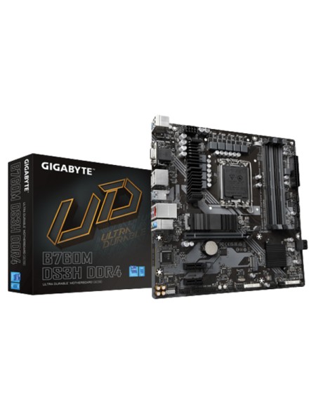 ÷ Pb gigabyte b760m ds3h rev1.0 m-atx skt 1700 12?/13? 4xddr5 4800mhz hdmi displayport vga g-lan 1pcie