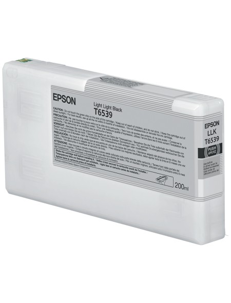 ÷ Tinta original epson t6539 gris claro c13t653900 200ml