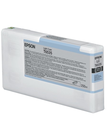 ÷ Tinta original epson t6535 cian claro c13t653500 200ml