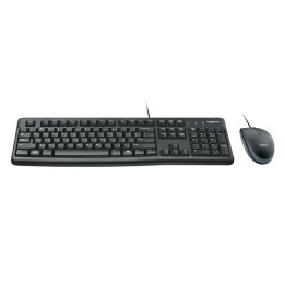Combo Teclado + Raton USB Logitech MK120 Negro  920-002550
