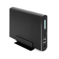 Caja externa aluminio 3.5 USB 3.0/3.1 Gen 1 Sata Tooq Negra TQE-3531B