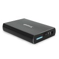 Caja externa aluminio 3.5 USB 3.0/3.1 Gen 1 Sata Tooq Negra TQE-3531B