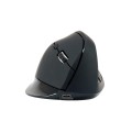 Raton óptico Bluetooth Ergonomico vertical Conceptronic Lorcan03B  / 6 botones / 1600dpi / bateria recargable / Negro