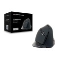 Raton óptico Bluetooth Ergonomico vertical Conceptronic Lorcan03B  / 6 botones / 1600dpi / bateria recargable / Negro