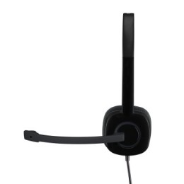 ÷ Headset logitech stereo h151 microfono control de volumen jack 3.5