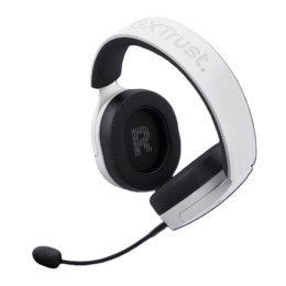 ÷ Headset trust gaming gxt 489 blanco fayzo 25210 microfono desmontable plegable cable trenzado 1,2m j