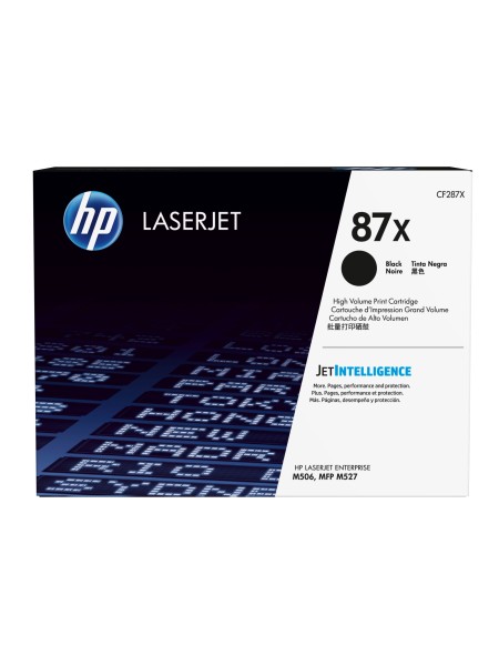 ÷ Tóner original hp cf287x negro 87x 18.000 páginas