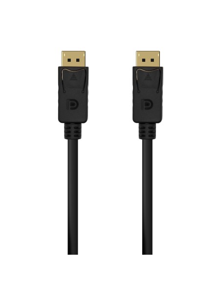 ÷ Aisens - cable displayport v1.2 4k@60hz, dp/m-dp/m, negro, 1.5m