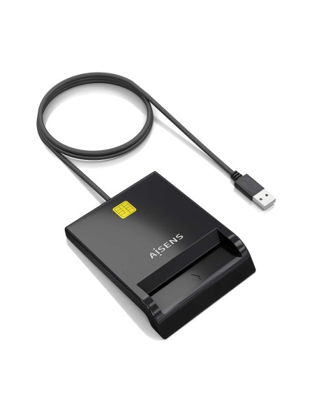 ÷ Aisens - lector de tarjeta inteligente dni, negro