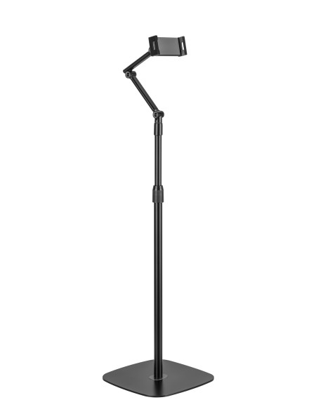 ÷ Aisens - soporte de suelo universal ajustable (3 pivotes) para tablet, negro