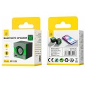 Mini altavoz Bluetooth Simbolo X NF4109 / 5W / 300 mAh / Negro-Verde / ONE+ / 2401092