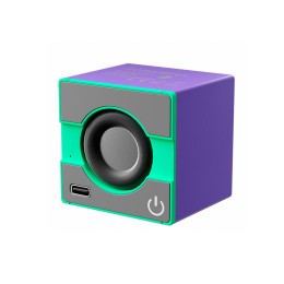 Mini altavoz Bluetooth Simbolo X NF4109 / 5W / 300 mAh / Morado-Verde / ONE+ / 2401098