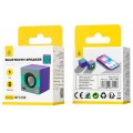 Mini altavoz Bluetooth Simbolo X NF4109 / 5W / 300 mAh / Morado-Verde / ONE+ / 2401098