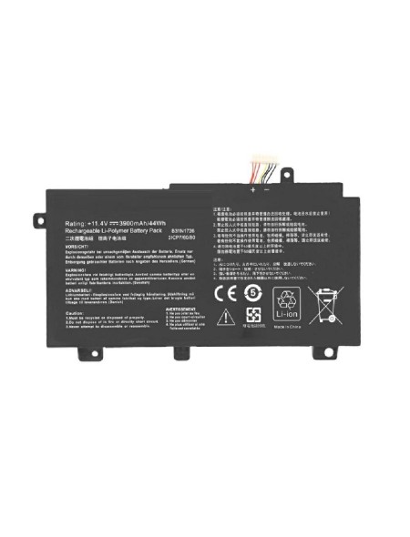 Batería compatible para portátil ASUS B31BN91 11.4V 3900mAh