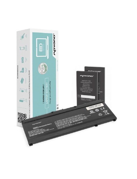 Batería compatible para portátil HP SR04XL 15.4V 3500 mAh Movano