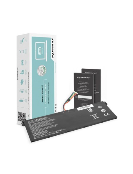 Batería compatible para portátil ACER AC14B18J 11.4V 3600 mAh Movano