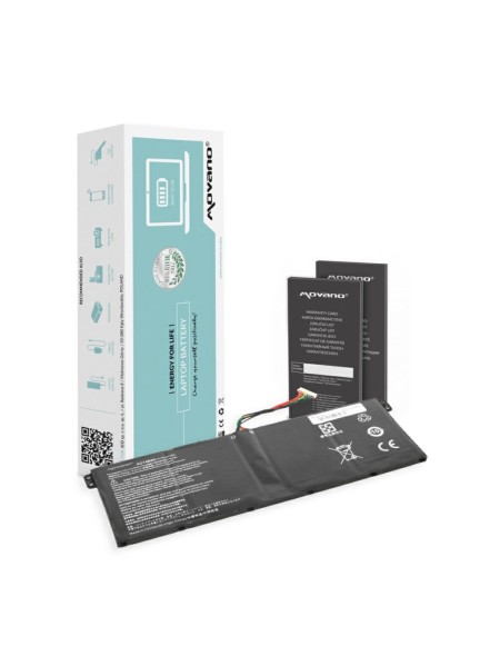 Batería compatible para portátil ACER AC14B8K 15.2V 3600mAh Movano