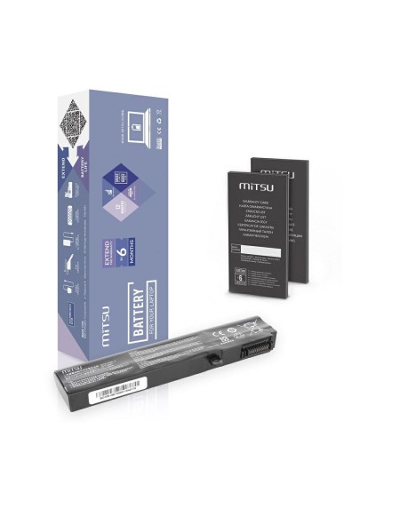 Batería compatible para portátil MSI BTY-M6H 10.8V 4400mAh Mitsu