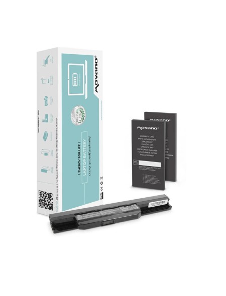Batería compatible para portátil ASUS A31-K53 10.8V 4400mAh Movano