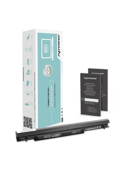 Batería compatible para portátil ASUS A31-K56 14.4V 2200mAh Movano