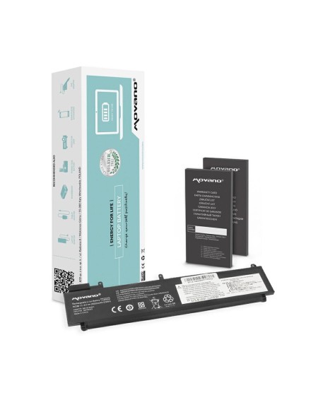 Batería compatible para portátil LENOVO T460S / T470S 11.4v 2000 mAh Movano